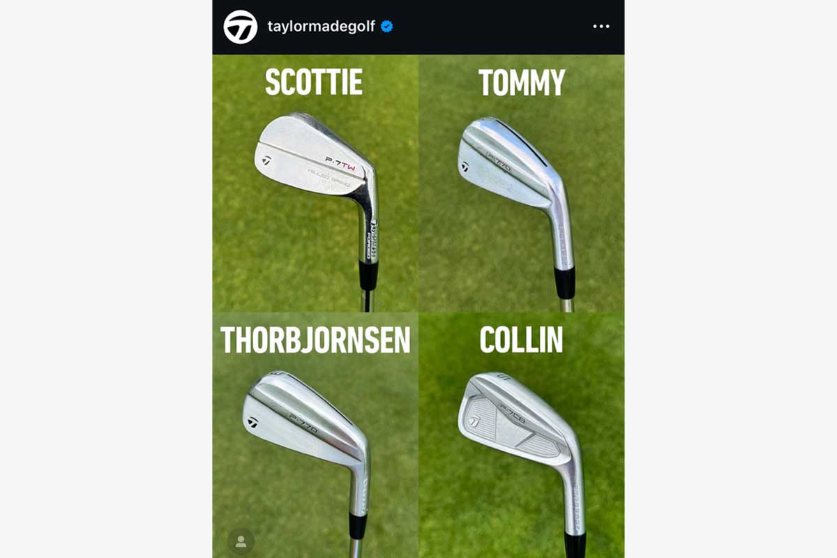 テーラーメイドゴルフのインスタグラム（@taylormadegolf）より