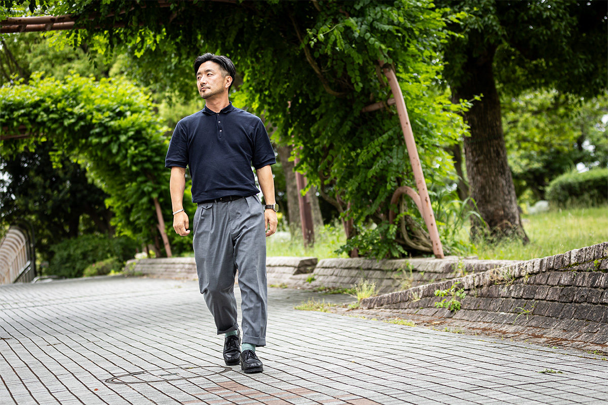 ファッションもいかに自分ごとにできるかがポイントだと土井地氏は話す[写真：角田慎太郎]