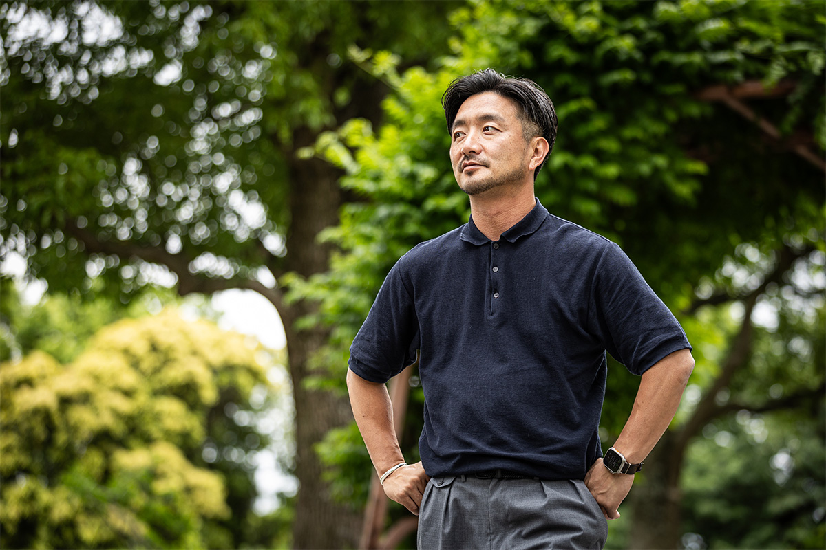 島根県出雲市の「出雲観光大使」としても活動する土井地氏[写真：角田慎太郎]