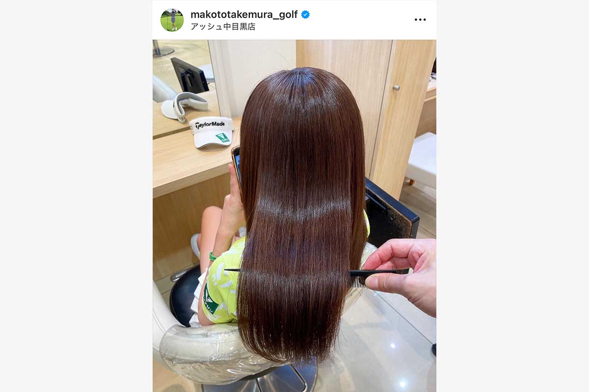 竹村真琴のインスタグラム（@makototakemura_golf）より