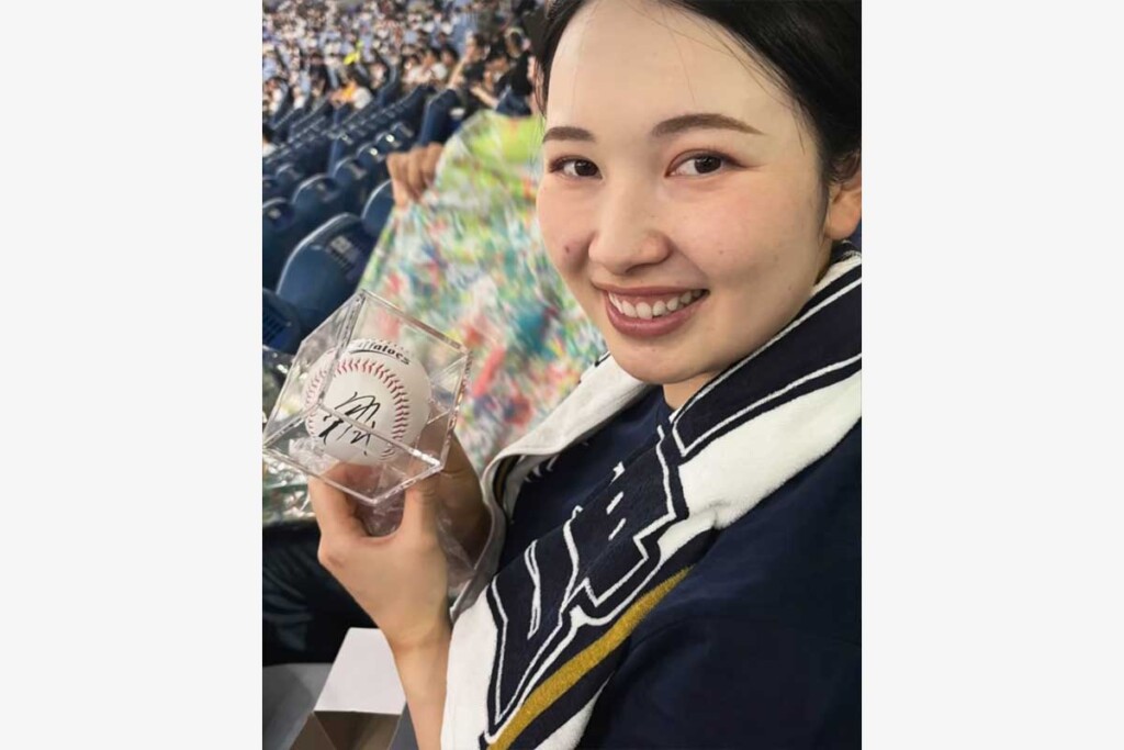 2024 シーズンフィナーレ　小祝さくら　タオル　　入手困難② 小祝さくらが京セラドームで野球観戦！ 「山崎のファンだったのか