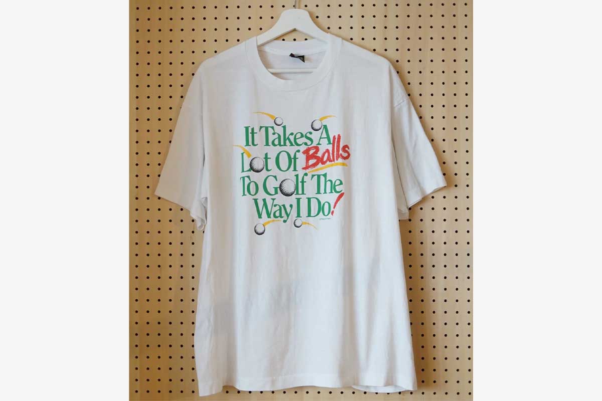 90's It takes a T-shirt　6600円（税込み）　NEW VINTAGE GOLF