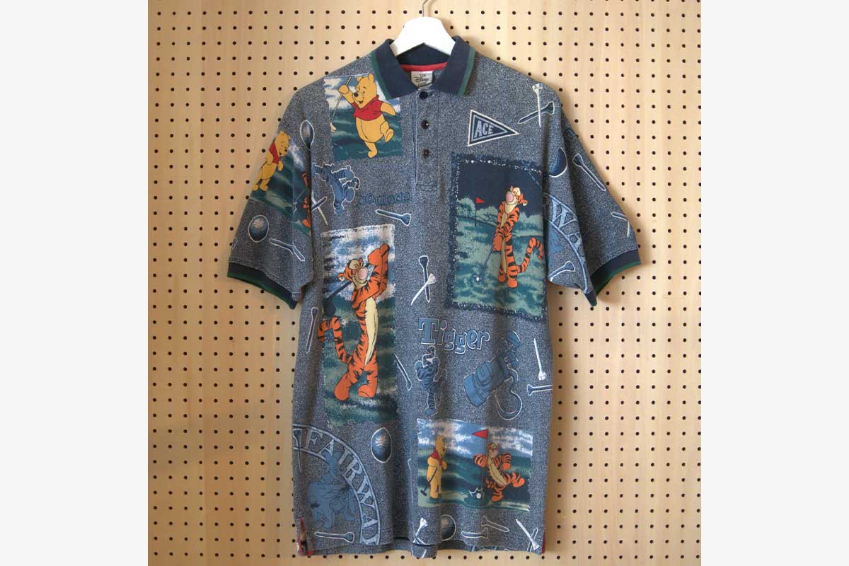 Winnie the Pooh Multi Printed Polo shirt　6600円（税込み）　NEW VINTAGE GOLF