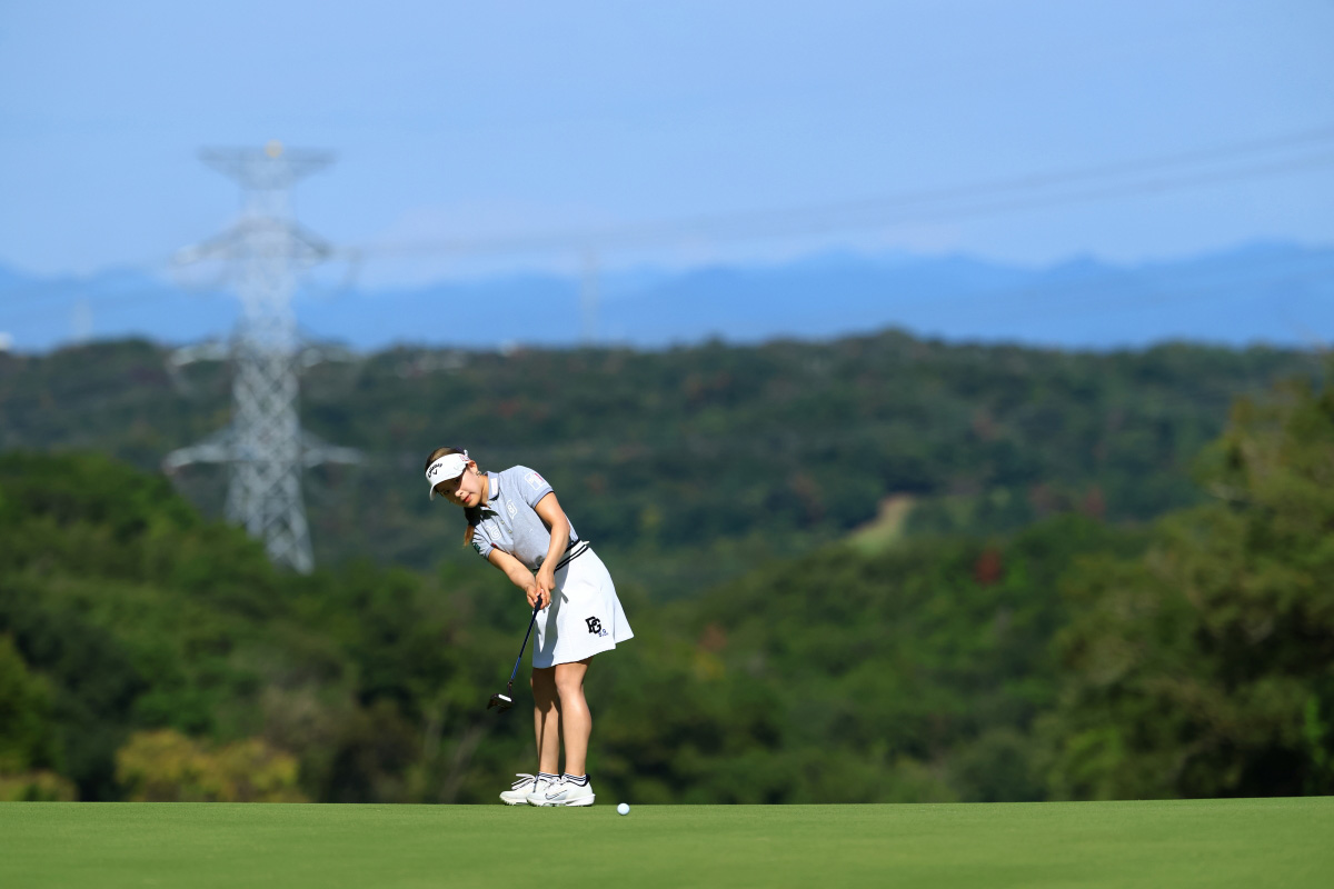 2025年「日本女子オープン」初日　吉田鈴　撮影：大澤進二