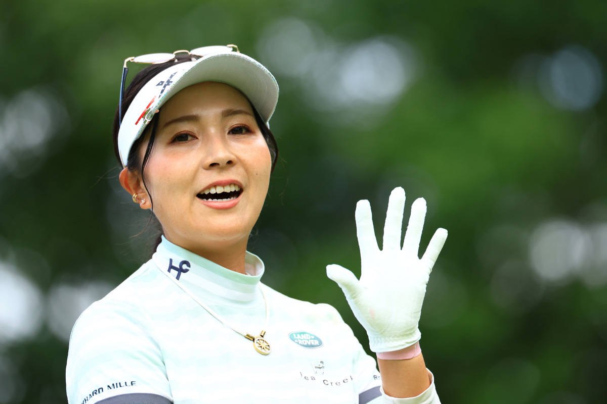 2025年「日本女子オープン」初日　青木瀬令奈　撮影：大澤進二