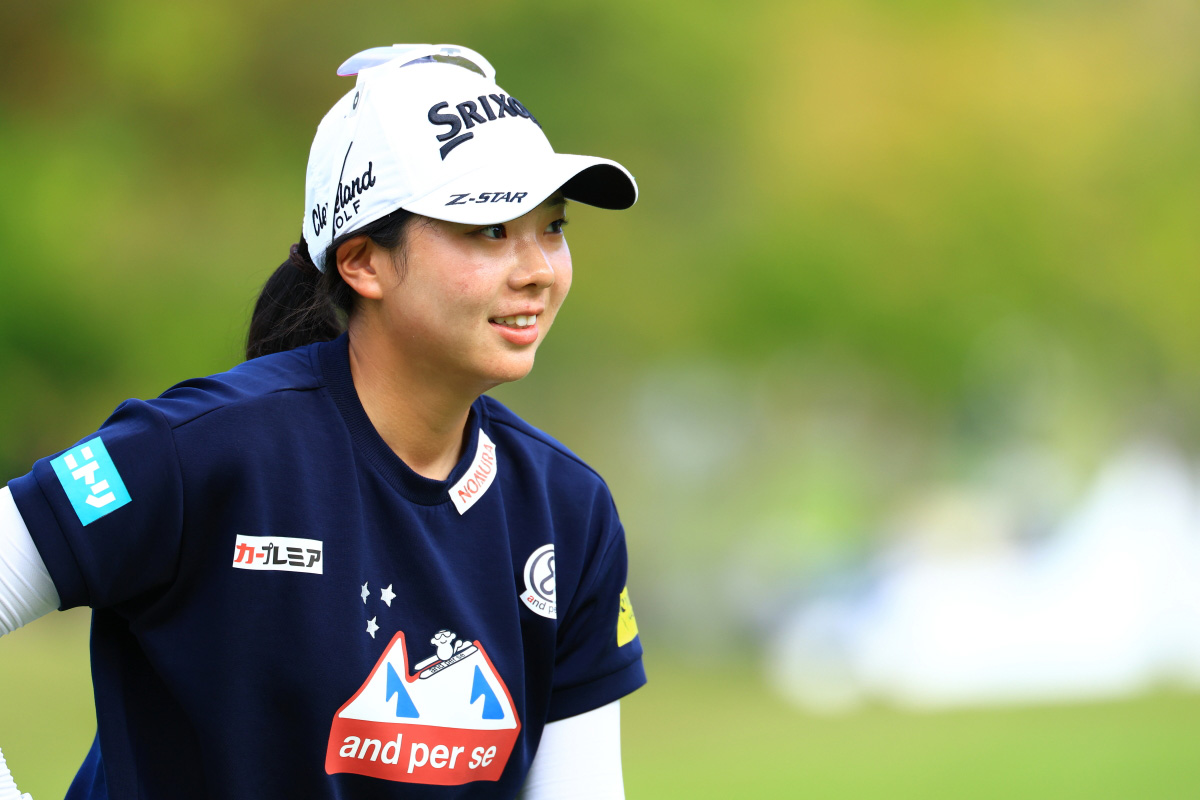 2025年「日本女子オープン」初日　菅楓華　撮影：大澤進二