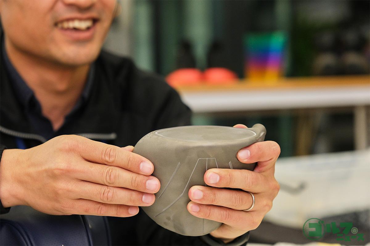 「JPX ONE」のベースとなるヘッドの模型