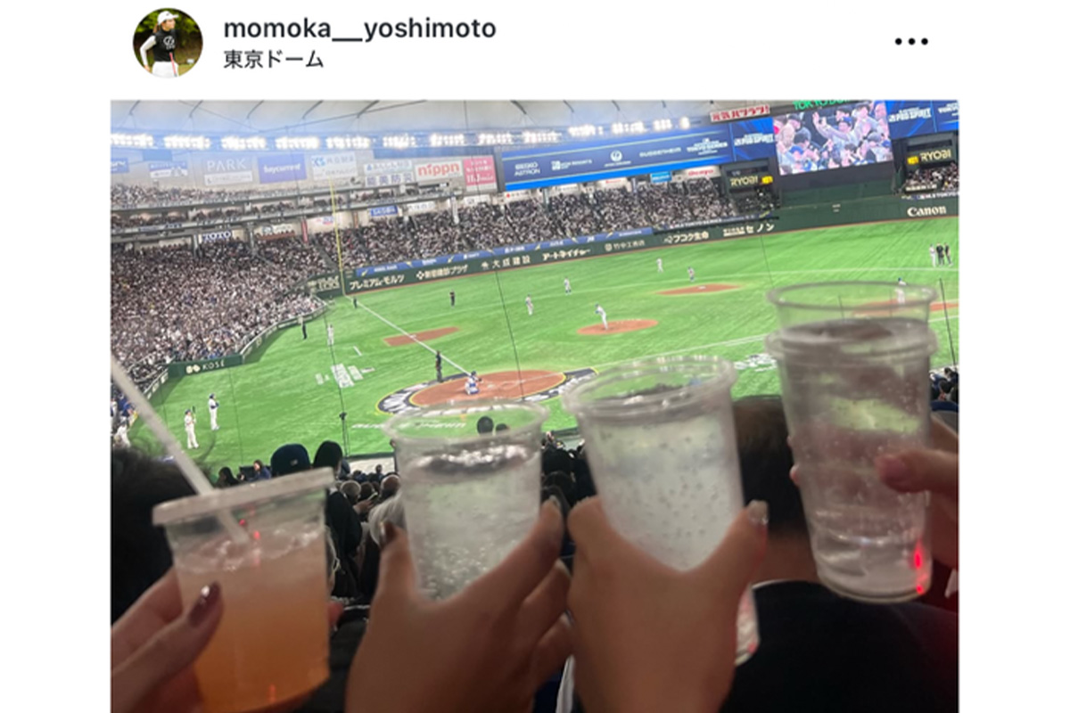 吉本百花のインスタグラム（@momoka__yoshimoto）より