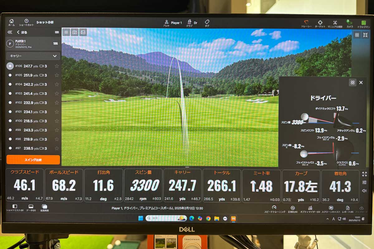 キャロウェイ「エリート MAX FAST ドライバー」の試打データ