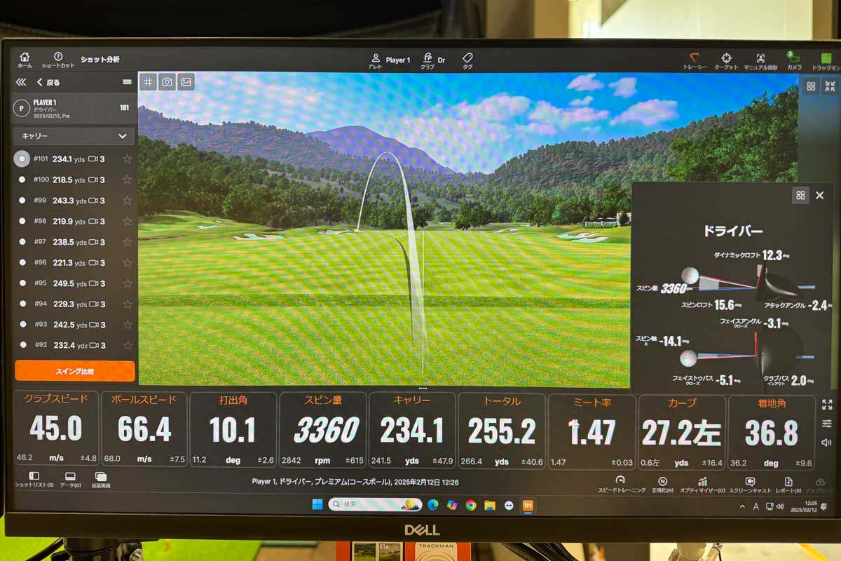 ピン「G440 HL SFT ドライバー」の試打データ