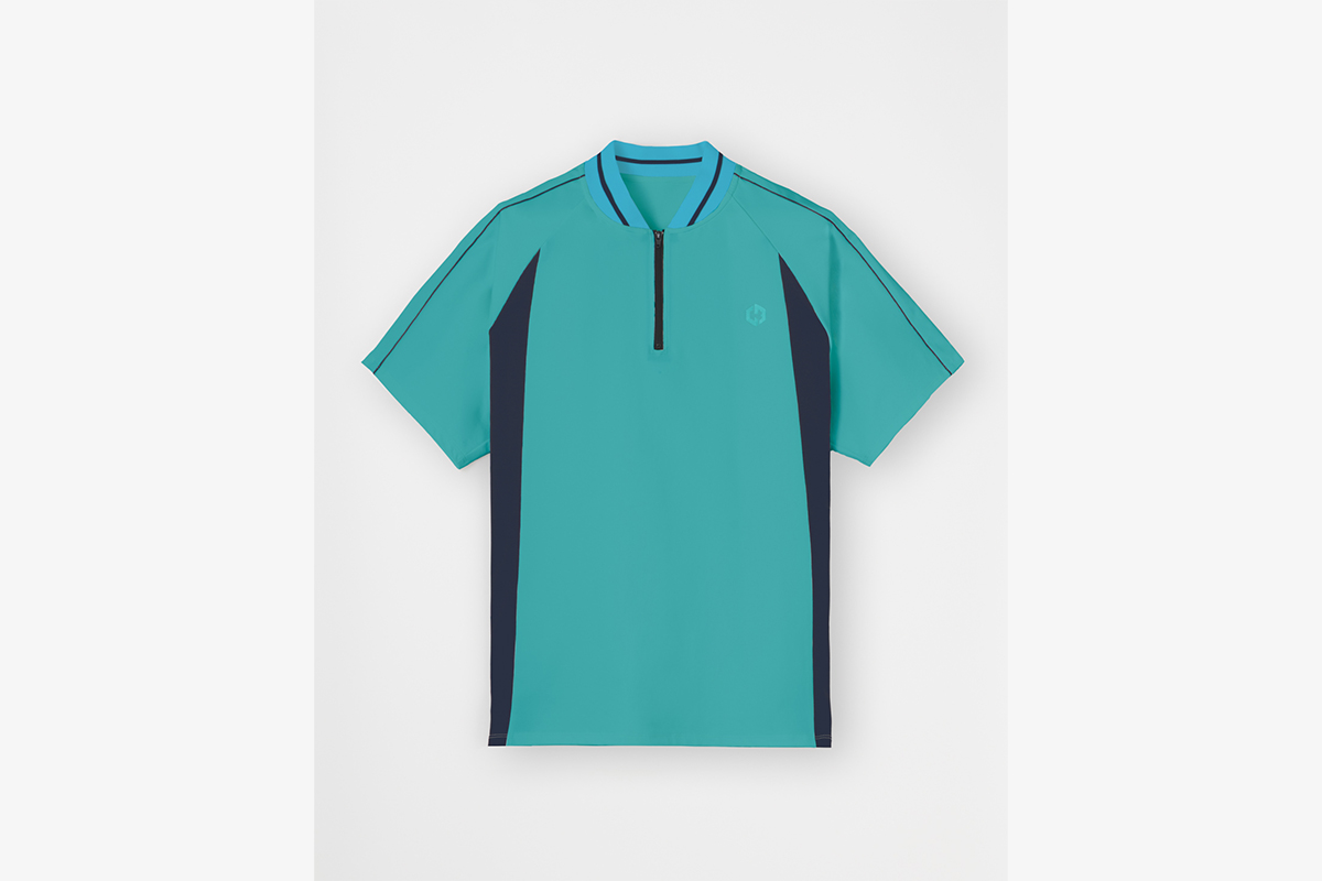 「ShelterDry Polo」グリーン　2万3100円（税込み） 写真：CRONOS BLACK