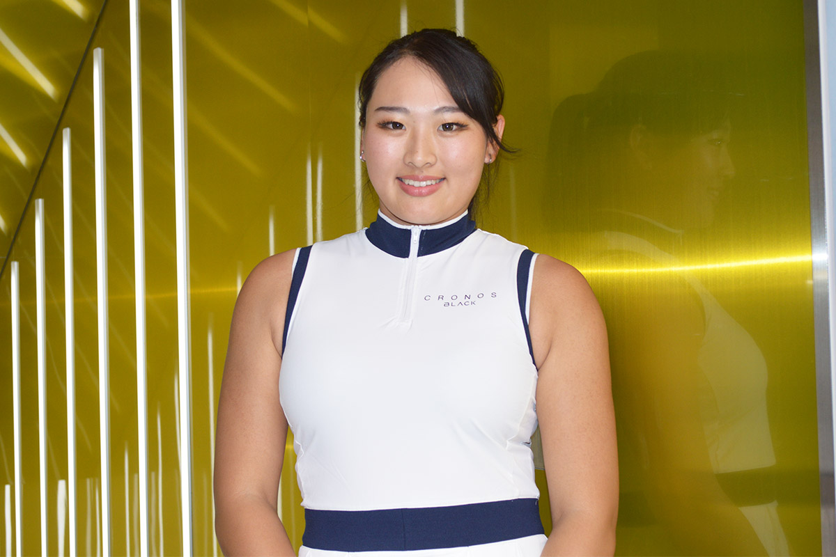 長谷川円香さん　撮影：ゴルフのニュース編集部