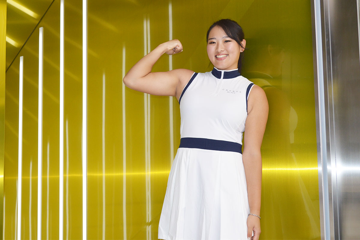 長谷川円香さん　撮影：ゴルフのニュース編集部