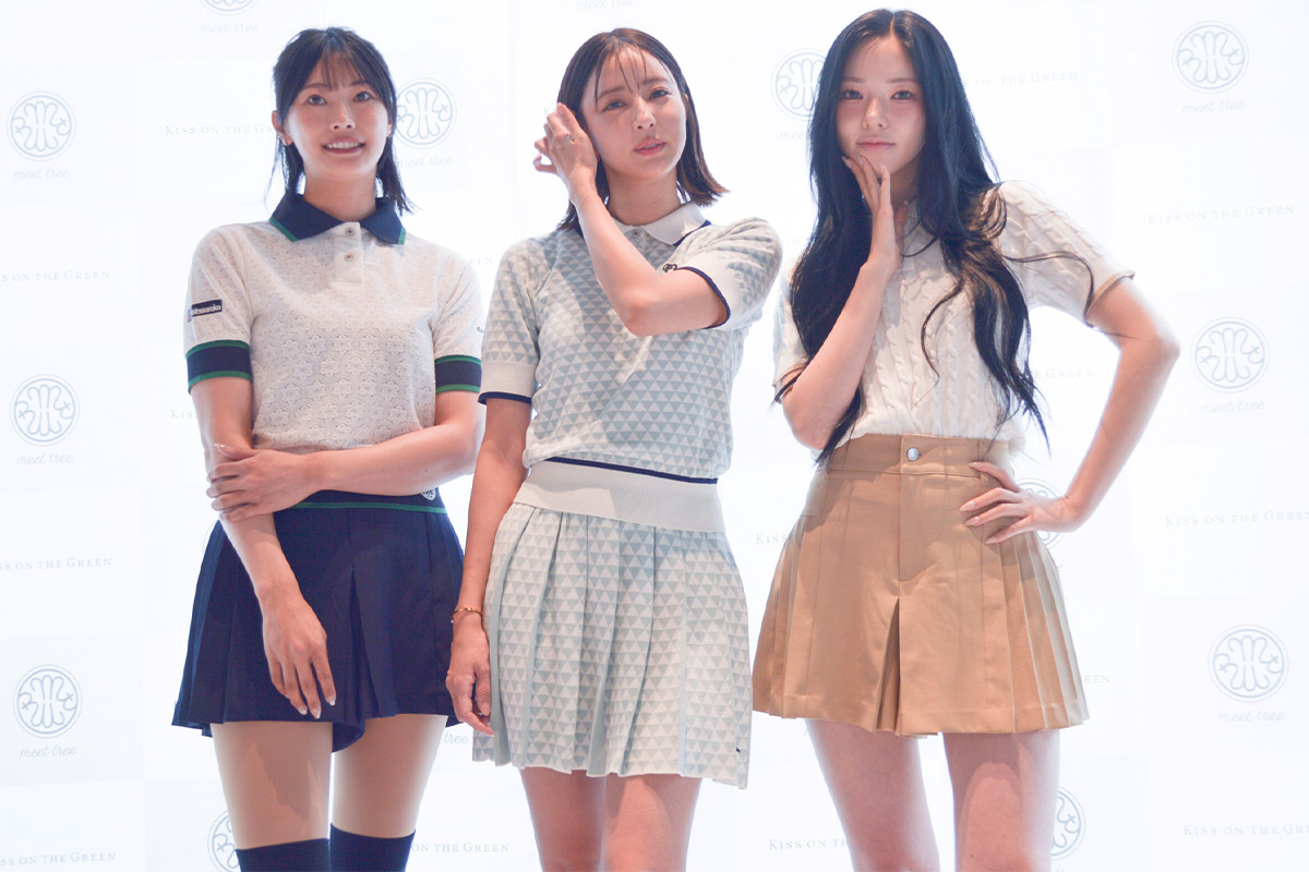 （左から）川崎志穂プロ、愛甲千笑美さん、イム・ヘジンさん