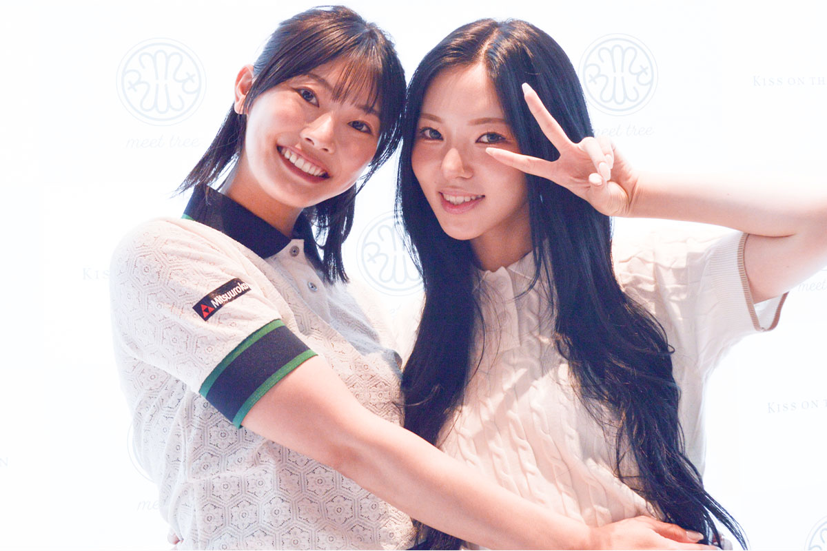 （左から）川崎志穂プロ、イム・ヘジンさん