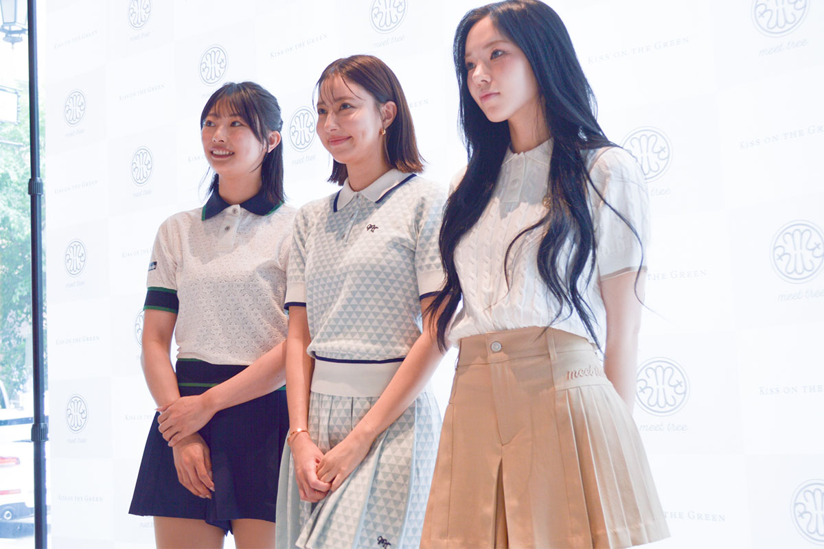 （左から）川崎志穂プロ、愛甲千笑美さん、イム・ヘジンさん