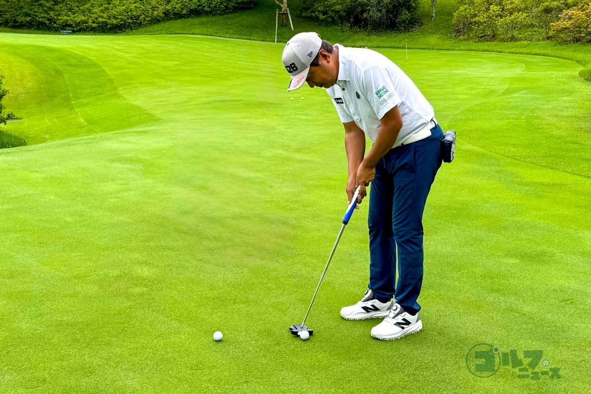 アドレス時の手の位置、打感や振り心地などそれぞれが特徴的で甲乙つけがたいパターに仕上がっていた