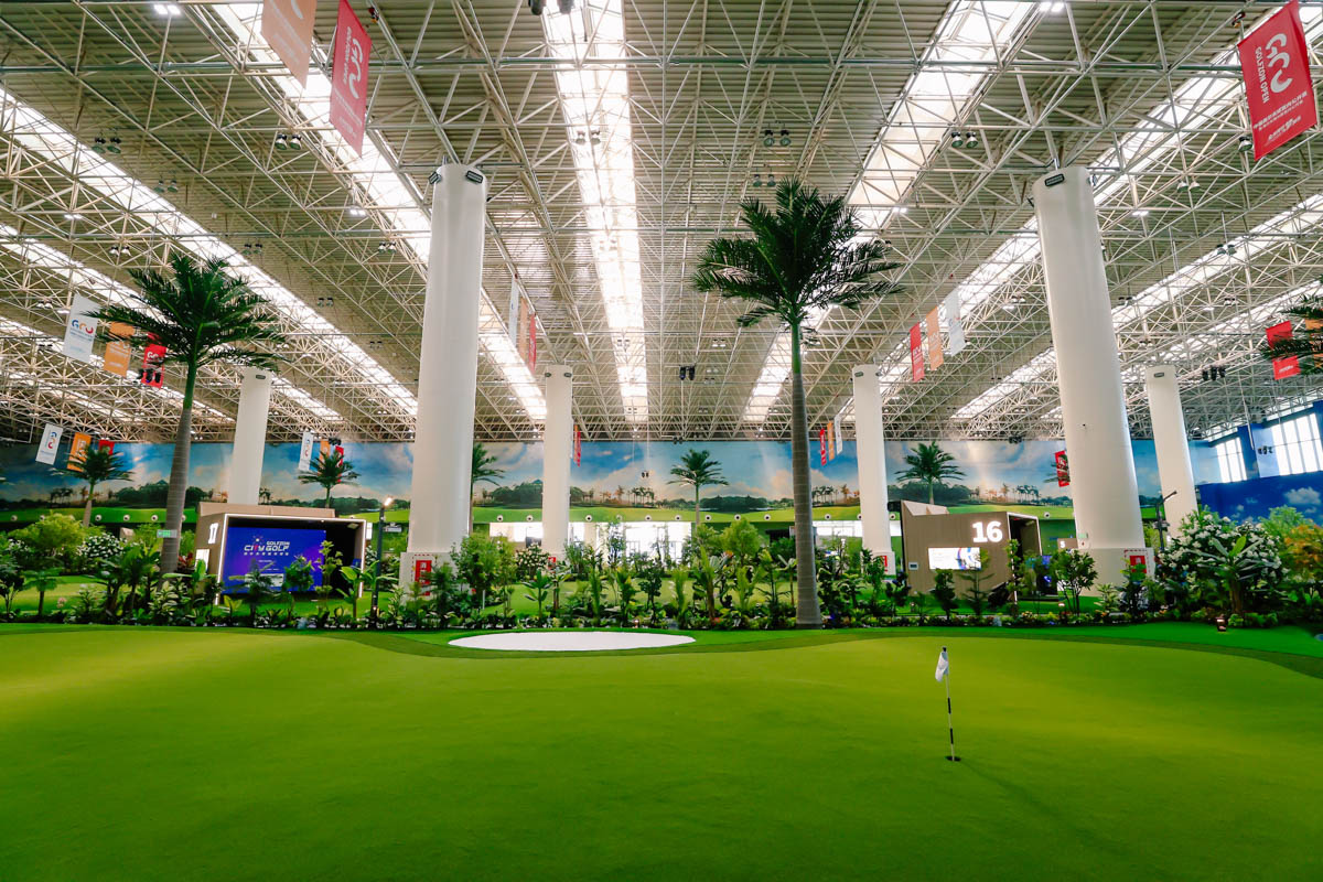 新世代のインドアゴルフ場「CITY GOLF」（提供：GOLFZONジャパン）
