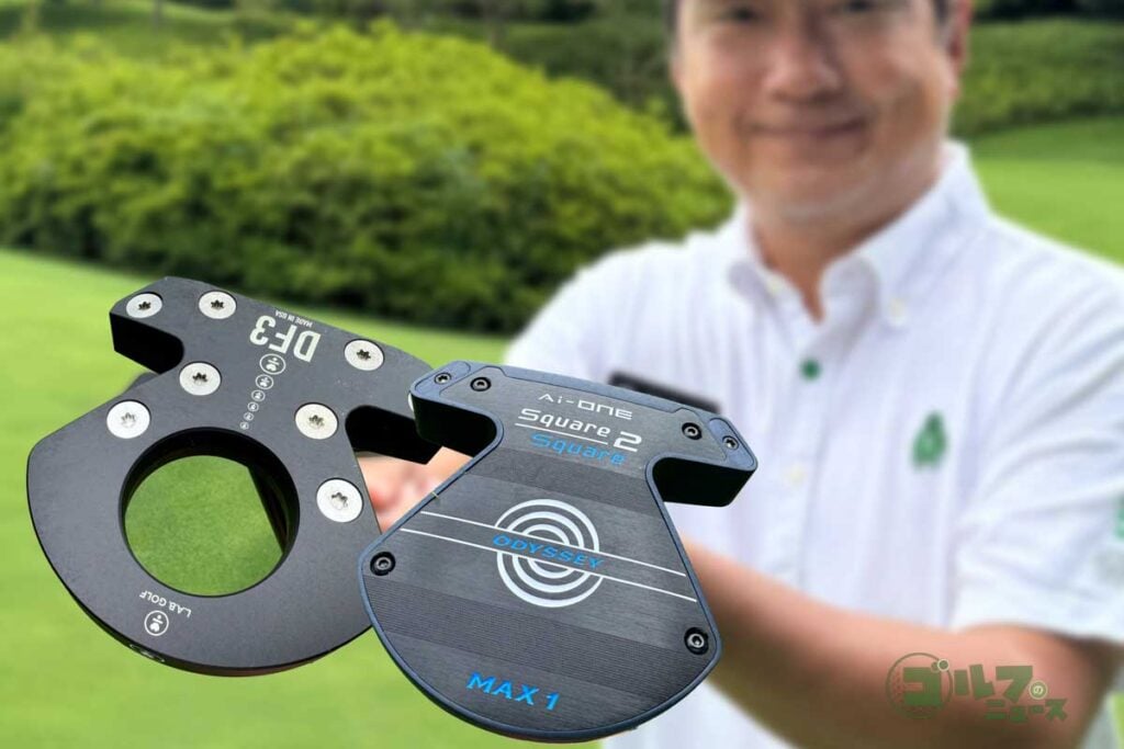 ★超美品　L.A .Bゴルフグリップ装着　オデッセイ スクエア2スクエア　34 ☆超美品 L.A .Bゴルフグリップ装着 オデッセイ スクエア2