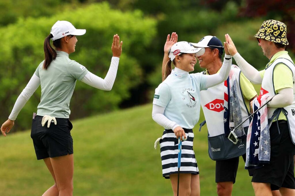 吉田優利＆馬場咲希ペアがダブルス戦で6位タイ！ 抜群のチームワークで