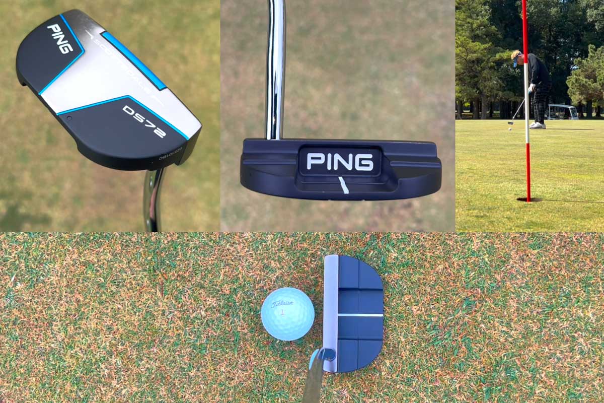 PGAツアーから生まれた「PLD」パターに採用された「DS72」ヘッドもラインナップ。振り幅でもインパクトの強弱でも距離感がつくりやすく、アドレス時の方向性も決まりやすい