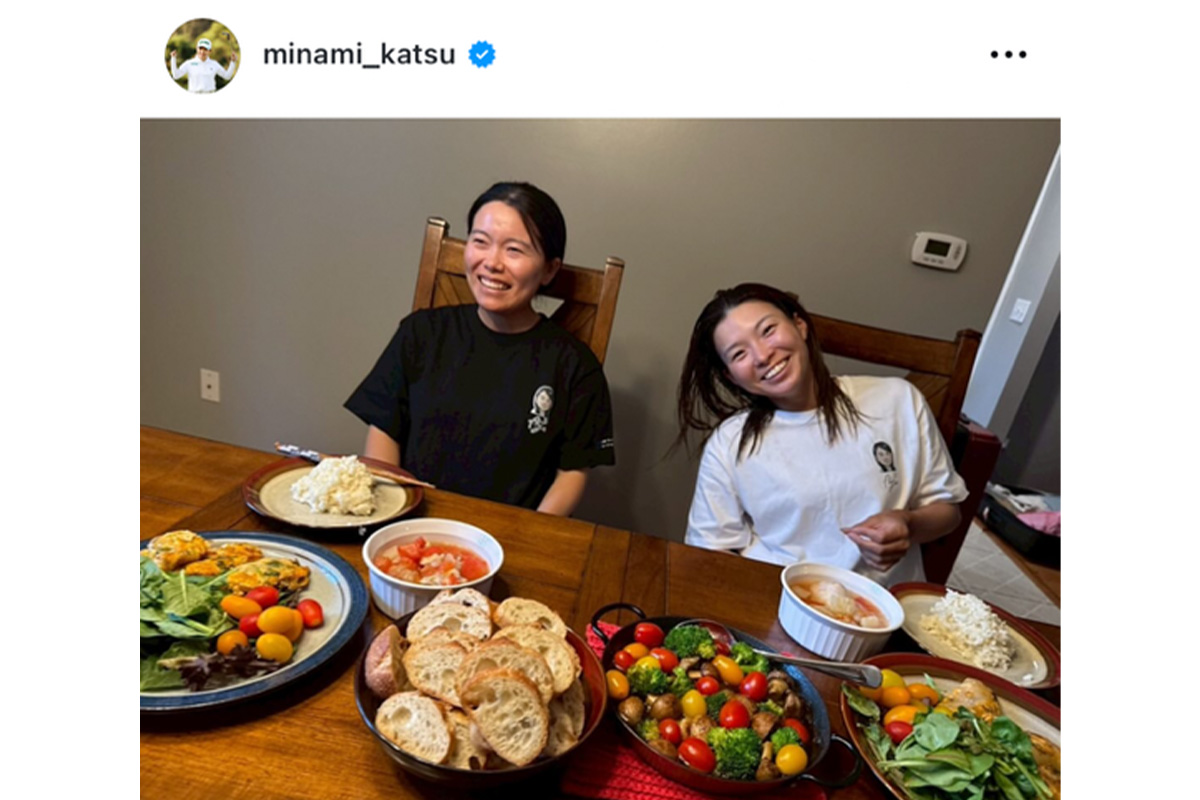 勝みなみのインスタグラム（@minami_katsu）より