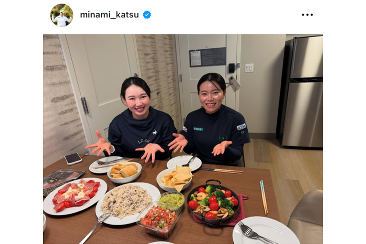 勝みなみのインスタグラム（@minami_katsu）より