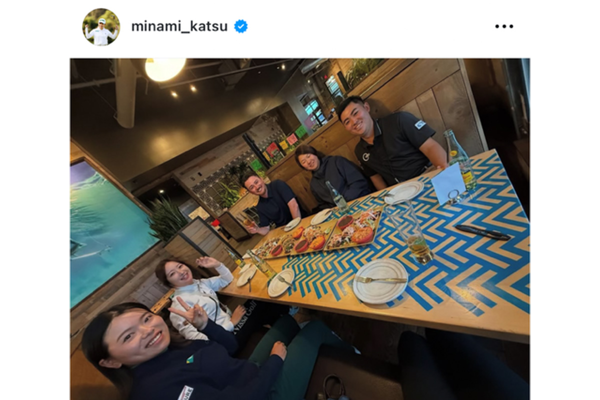 勝みなみのインスタグラム（@minami_katsu）より