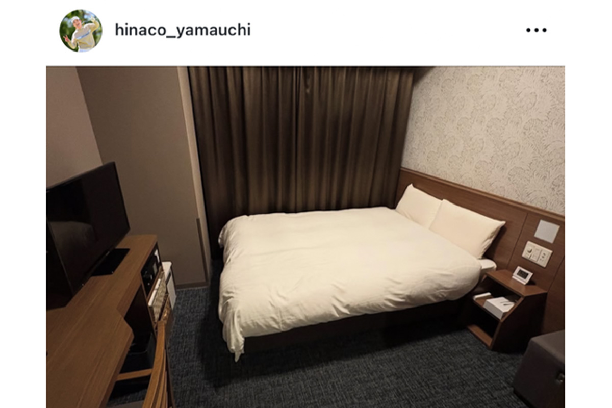 山内日菜子のインスタグラム（@hinaco_yamauchi）より