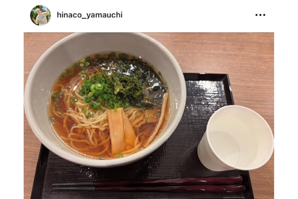 山内日菜子のインスタグラム（@hinaco_yamauchi）より