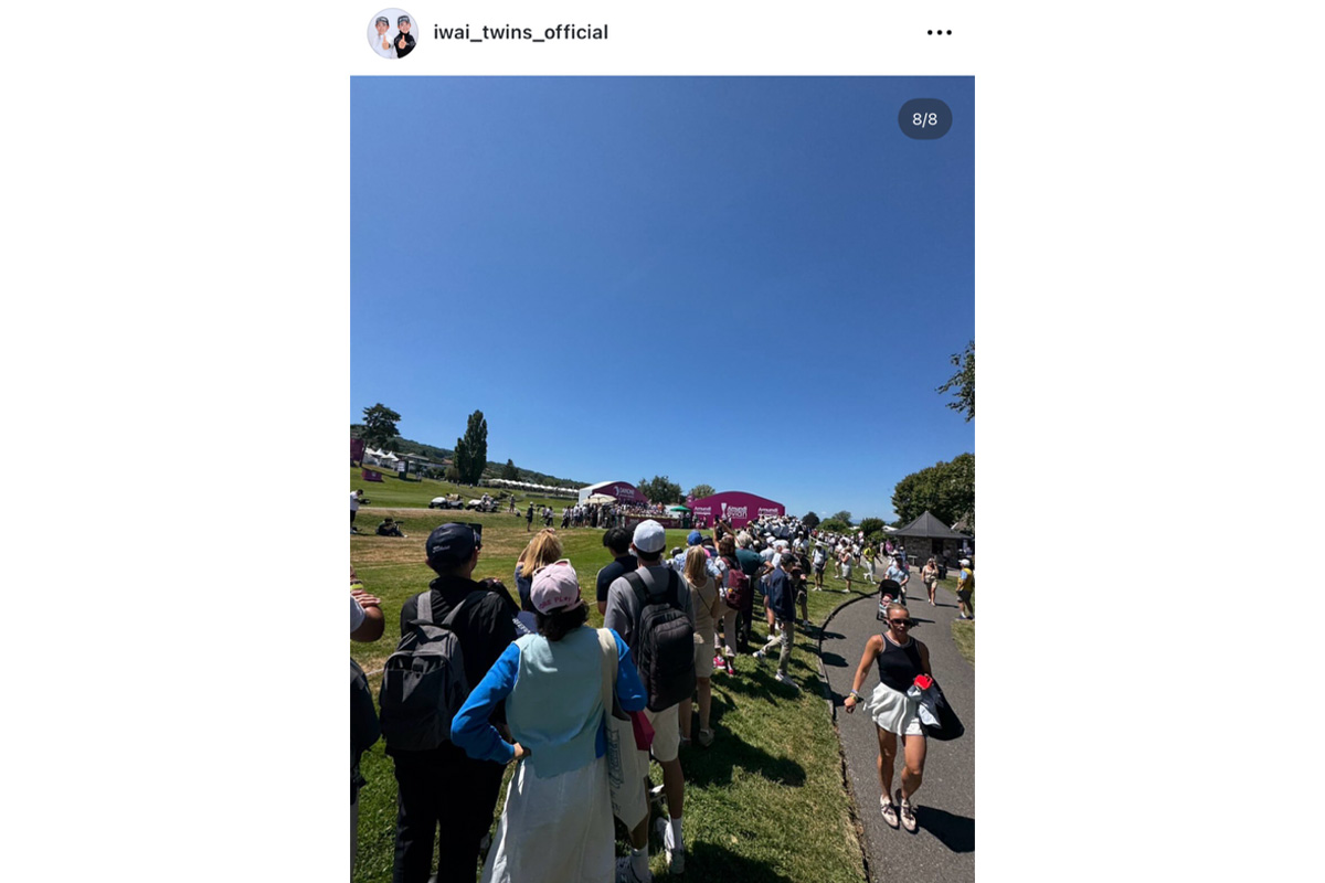 岩井姉妹公式インスタグラム（@iwai_twins_official）より