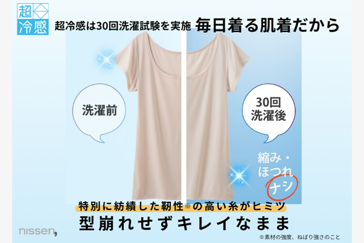 軽やかで動きやすい、毎日使いにぴったりの仕様　写真：ニッセン