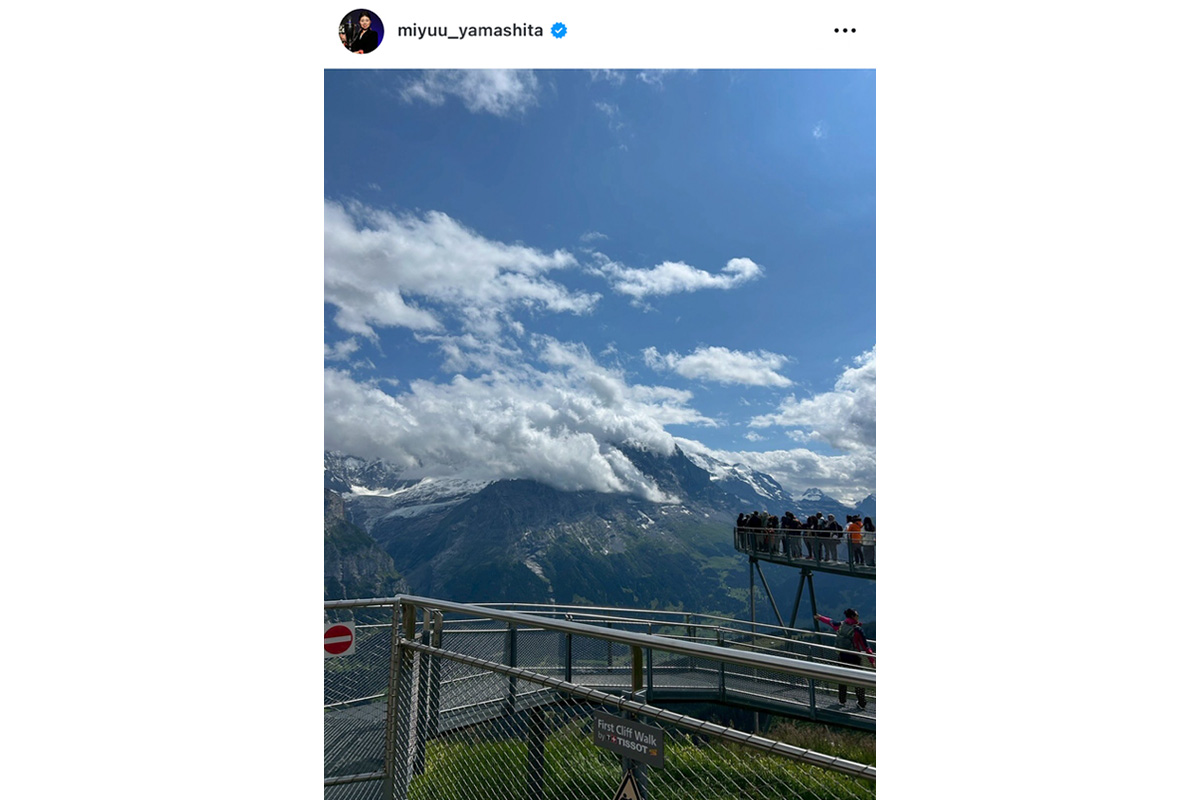 山下美夢有のインスタグラム（@miyuu_yamashita）より
