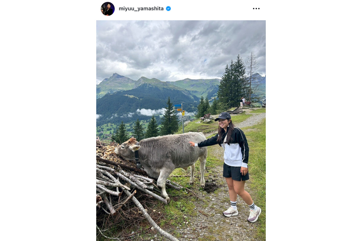 山下美夢有のインスタグラム（@miyuu_yamashita）より