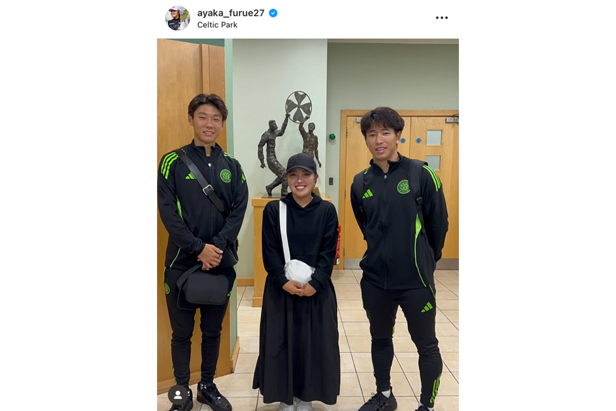 古江彩佳のインスタグラム（@ayaka_furue27）より