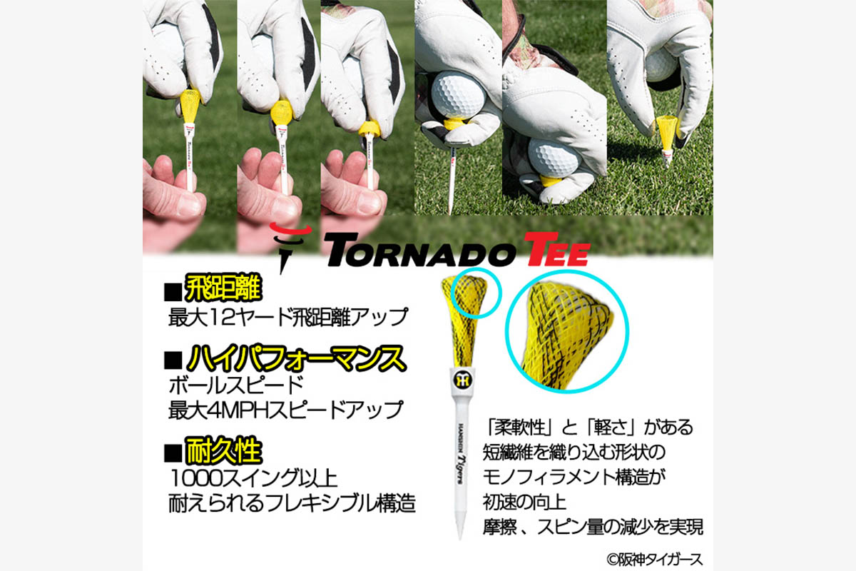 最大12ヤードの飛距離アップ、ボールスピードもアップし、1000スイング以上に耐えられる堅牢性も持ち合わせます。　画像：株式会社アンバリッド