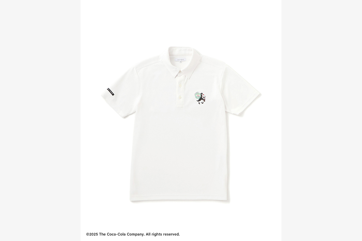 SHIRT PRICE:¥20,900(税込み) COLOR:WHITE/BLACK SIZE:M/L/XL　画像：ジュン