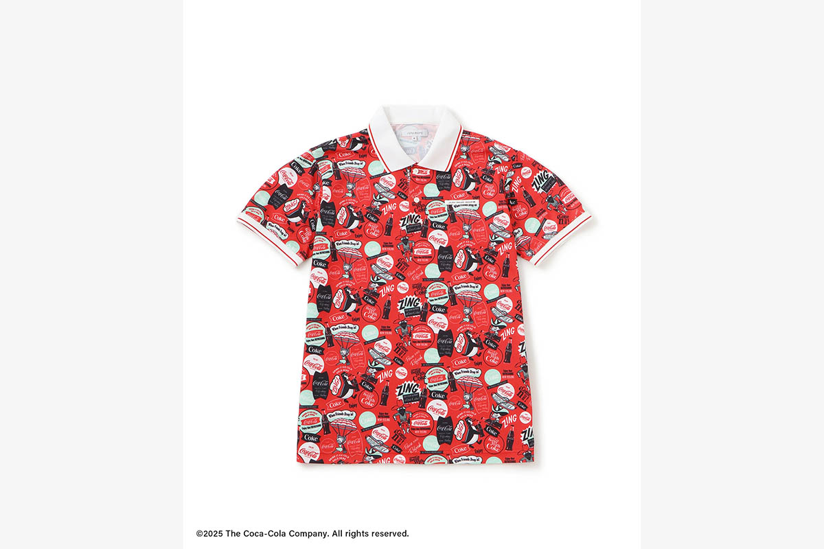 SHIRT PRICE:¥20,900(税込み) COLOR:RED SIZE:M/L/XL　画像：ジュン