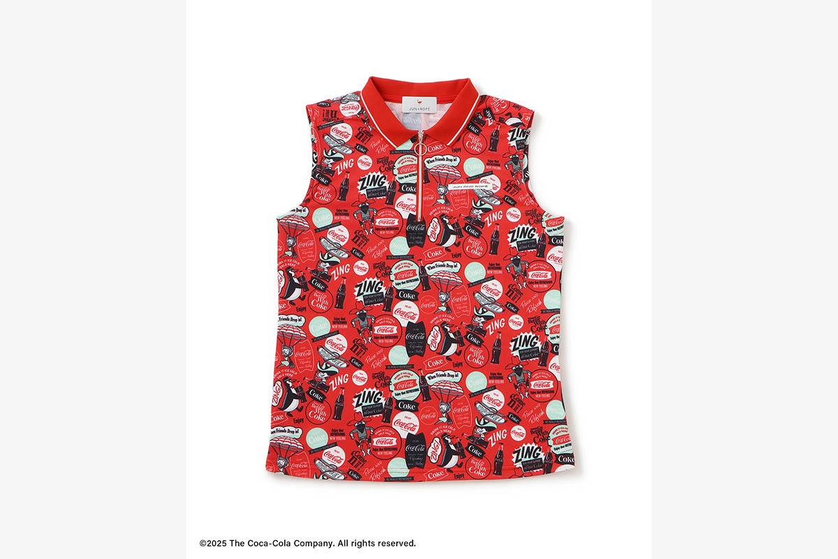 SHIRT PRICE:¥18,700(税込み) COLOR:RED SIZE:S/M/L　画像：ジュン