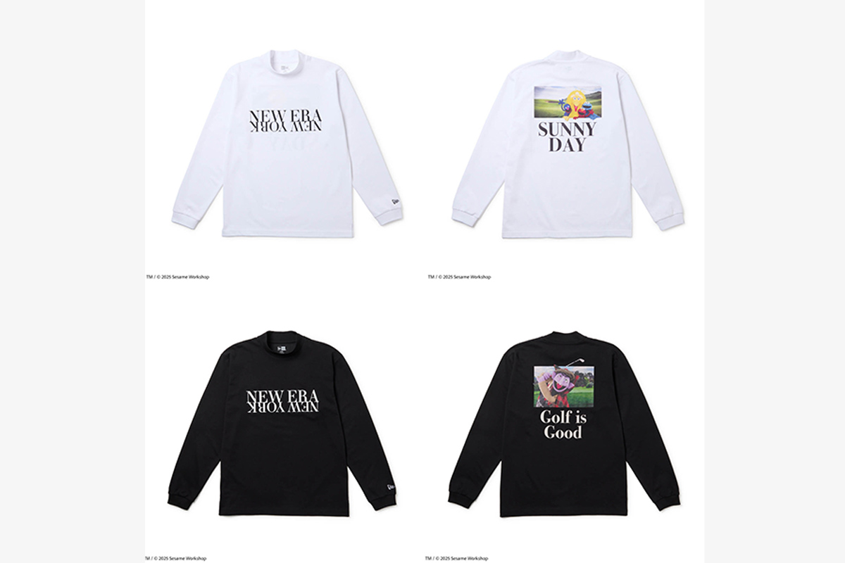 ［Long Sleeve Mid Neck Tee］ 各9,350円　写真：ニューエラ