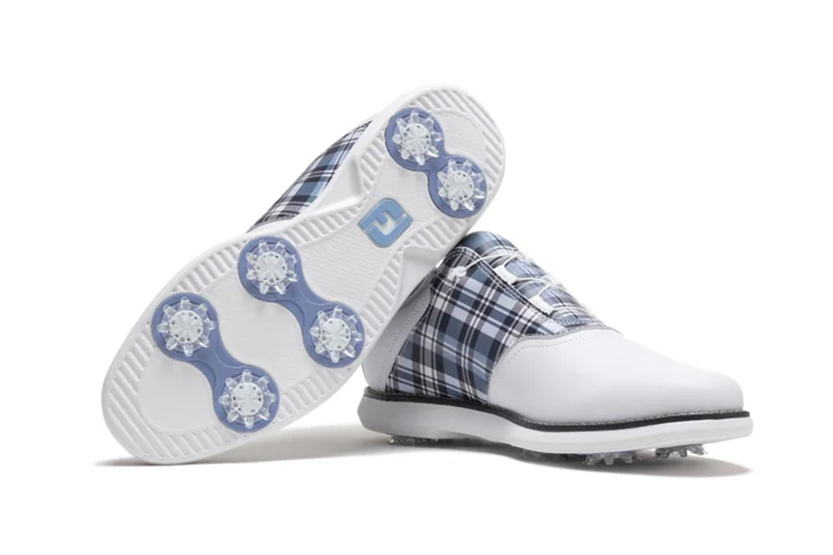 シューズ「eComfort BOA」（ホワイト/ブルー）