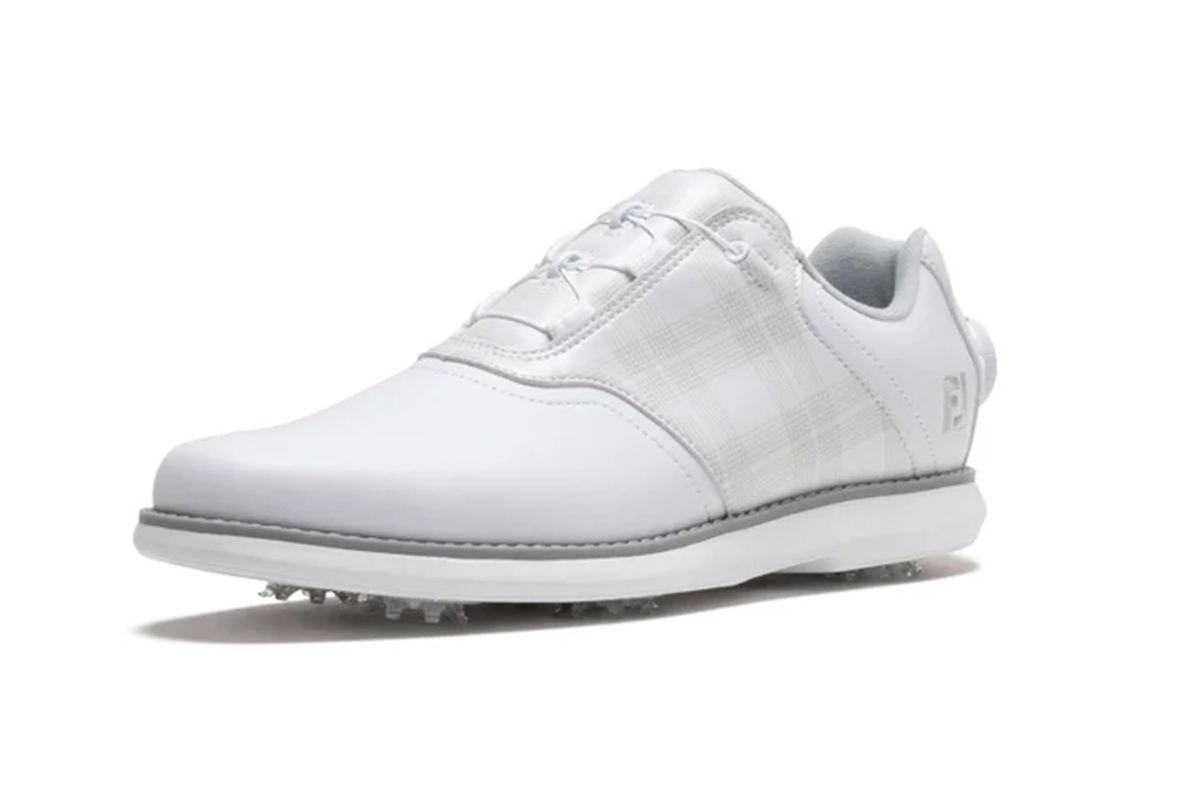 シューズ「eComfort BOA」（ホワイト/グレー）