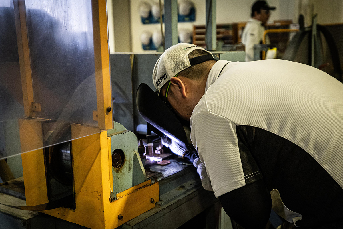 日本シャフト駒ヶ根工場の様子[写真：角田慎太郎]