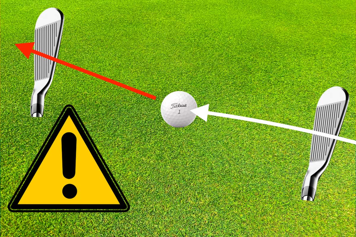 ボールのつかまりに影響するヘッド軌道は、インパクト後ではなくインパクト前が重要