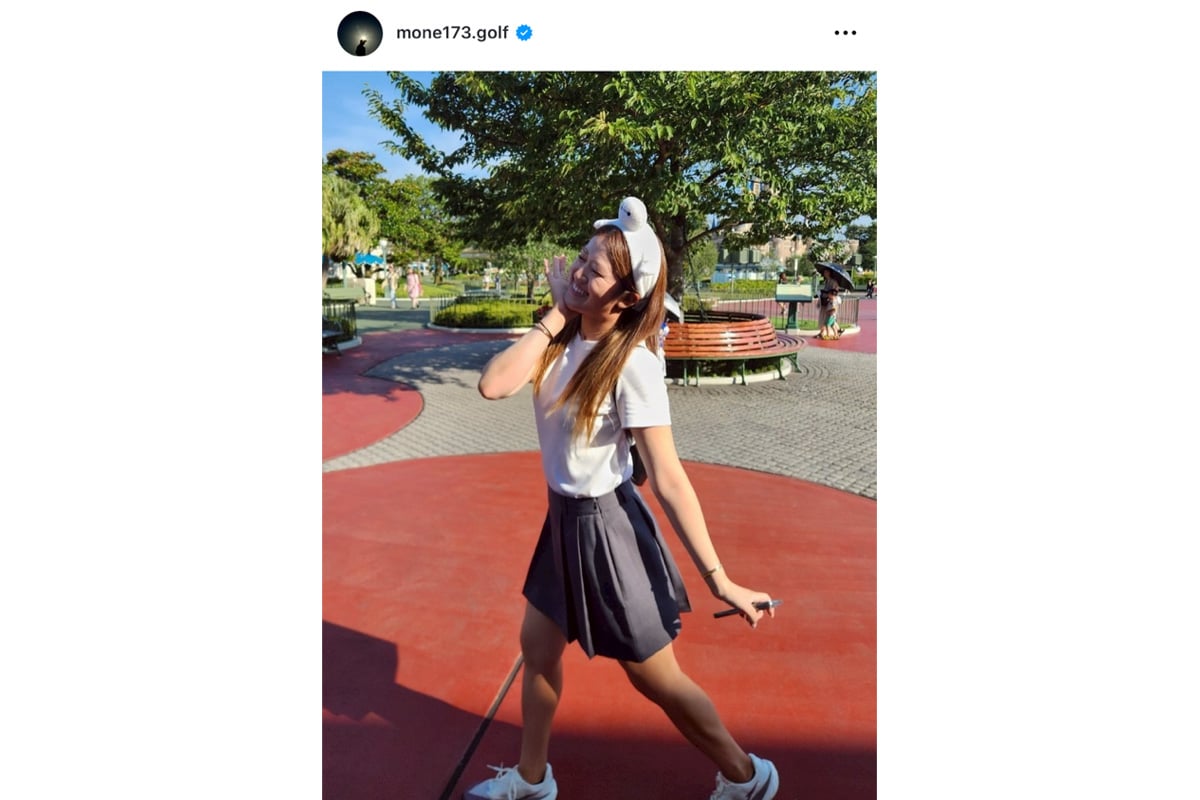 稲見萌寧のインスタグラム（@mone173.golf）より