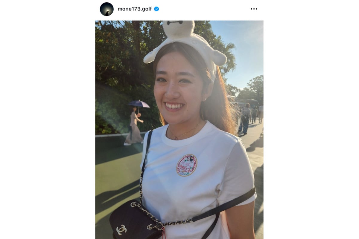 稲見萌寧のインスタグラム（@mone173.golf）より