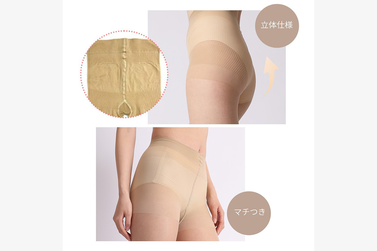 パンティ部立体仕様　画像：株式会社レガルト