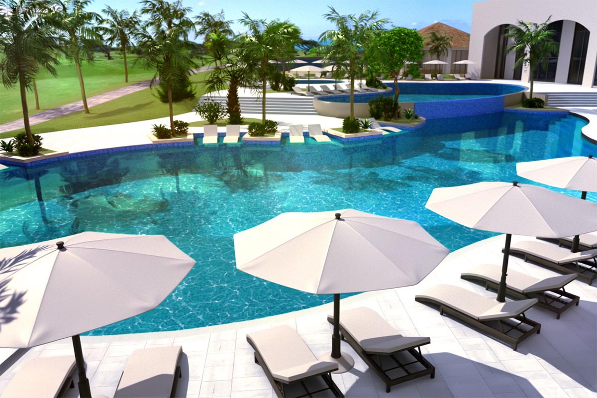 屋外プール　写真：PGMホテルリゾート沖縄