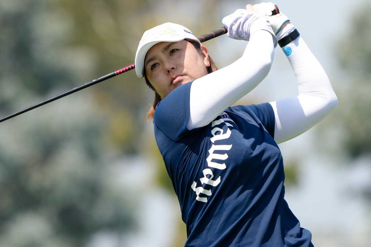 日本勢最上位の10位に食い込んだ久保樹乃（写真は2日目）　写真：USGA提供