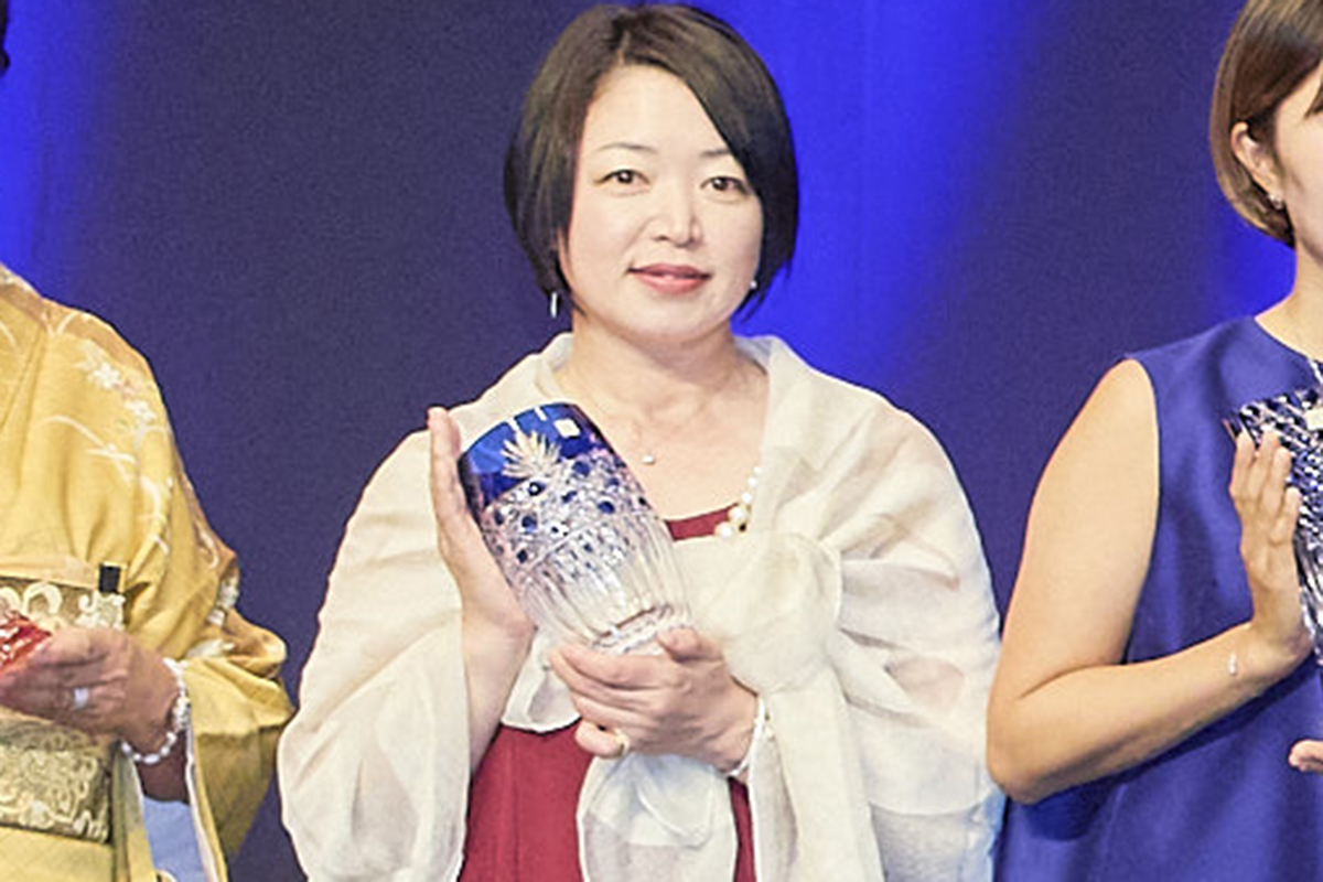 山本薫里 ※写真は24年「JLPGAアワード」　撮影：西村恵